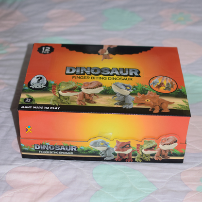 Set Completo: 12 Huevos de Dino Mordelón - Juguete Interactivo